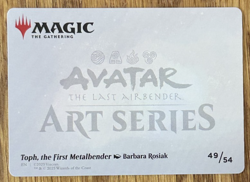 MTG: Avatar: The Last Airbender Art Card, Toph, the First Metalbender 49/54 - Image 2