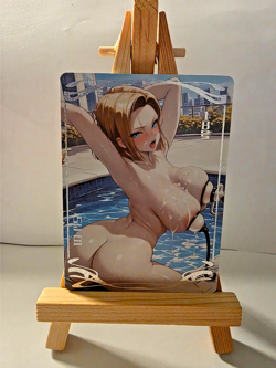 C18 | Dragon Ball | SU-01 FPOS | Goddess Story Waifu Card - Image 1