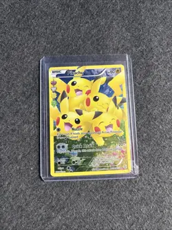 Pikachu Full Art Pokemon card from the 2016 XY Generations Radiant Collection - Image 1
