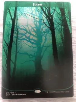 MTG English Forest NM Normal Unstable - FREE SHIPPING - Image 1