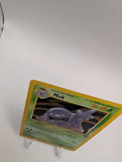 Pokemon Muk TCG Holographic Card Fossil 13/62 Unlimited Holo Rare - Image 2