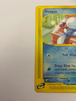 Pokemon Card - Non-Holo Wooper 117/147 Aquapolis *GD* e-Card Common - Image 4