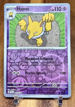 Hypno 083/198 SV1 Scarlet & Violet Base Reverse Holo Pokemon Card NM - Image 1