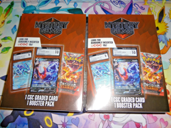 (Lot of 2)Pokemon Mystery Gems 1 CGC Graded Card & 1 Booster Pack New Sealed Box - Image 1