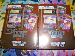 (Lot of 2)Pokemon Mystery Gems 1 CGC Graded Card & 1 Booster Pack New Sealed Box - Image 4