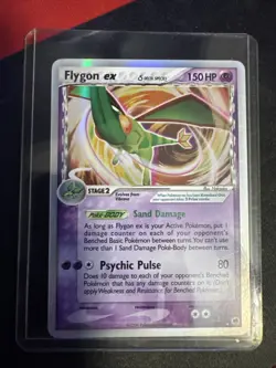 Pokemon TCG Dragon Frontiers Holo Ultra Rare Card Flygon EX Delta Species 92/101 - Image 1
