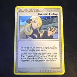 Cynthia's Feelings 131/146 Legends Awakened Pokemon Card Holo Promo Exclusive - Image 1