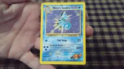 Pokemon Card TCG - Misty's Seadra (holo) - 9/132 Prerelease Black Star - Image 4