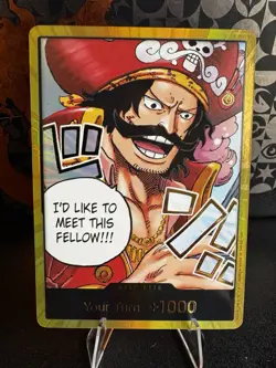 One Piece TCG English OP13 GOLD Don!! Card - Carrying On His Will - Image 1