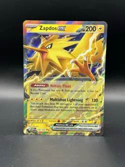 Zapdos ex Scarlet & Violet 151 145/165 Double Rare Holo Pokemon Card - Image 1
