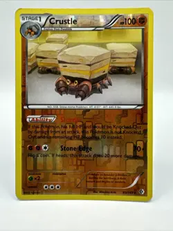 Crustle 85/149 Reverse Holo Rare Boundaries Crossed Pokemon Card - Image 3
