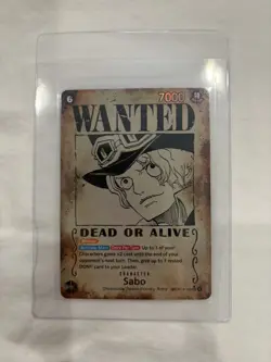 Sabo Wanted Poster Card SEC SP- OP13-120 - Carrying on His Will One Piece TCG - Image 1