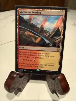 Spectator Seating - Commander Legends - Rare Land - Near Mint - MTG - Image 1