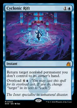 MTG - Cyclonic Rift - Fanart Ravnica Remastered - EDH / Playtest - Image 1