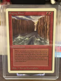 Raging River Magic the Gathering MTG Unlimited Rare LP Very Minor Corners - Image 3