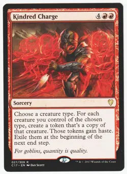 Kindred Charge - Commander 2017 #27 LP Regular MTG Magic the Gathering - Image 1