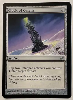 MTG Clock of Omens-Fifth Dawn NM-M - Image 1
