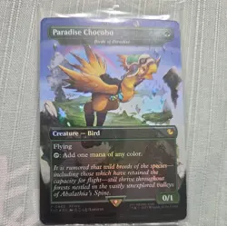 Paradise Chocobo (Birds of Paradise) MTG Final Fantasy #483 Foil (Borderless) - Image 1