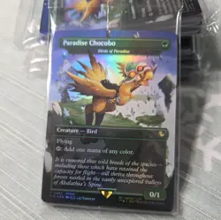 Paradise Chocobo (Birds of Paradise) MTG Final Fantasy #483 Foil (Borderless) - Image 3