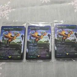 Paradise Chocobo (Birds of Paradise) MTG Final Fantasy #483 Foil (Borderless) - Image 4