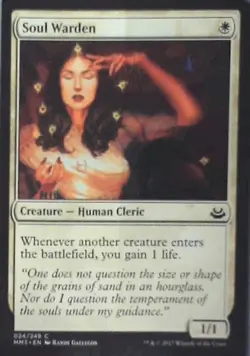 Soul Warden - Modern Masters 2017: #24, Magic: The Gathering Lp C285 - Image 1