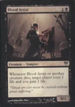 Blood Artist - Avacyn Restored: #86, Magic: The Gathering Nm C290 - Image 1