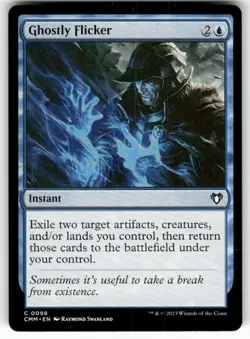 Ghostly Flicker C Modern Masters 2017 Normal 39 MTG LP - Image 1