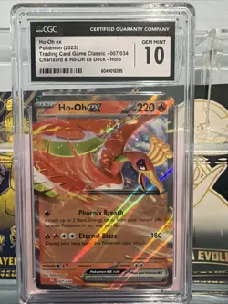 Ho-Oh EX CGC Gem Mint 10 TCG Classic - 007/034 Holo Pokemon TCG - Image 1