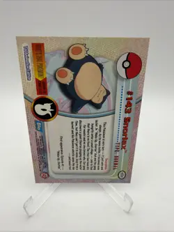 Topps Pokemon Snorlax 2000 TV Animation Edition Series 3 143 Blue Label Non Holo - Image 4