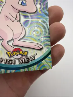 2000 Topps Pokemon TV Animation Edition Series 3 Non Holo #151 Mew Blue Label LP - Image 5