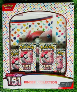 Pokemon Scarlet & Violet 151 Binder Collection Box - Factory Sealed Damaged Box 820650853142 - Image 1