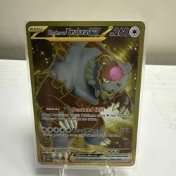 Pokemon Bloodmoon Ursaluna EX 222/167 Gold Secret Rare Twilight Masquerade NM - Image 1