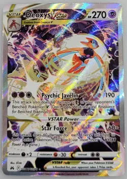 Deoxys VSTAR GG46/GG70 Pokemon Crown Zenith: Galarian Gallery Holo NM - Image 1