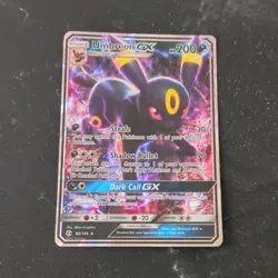 Pokemon Umbreon GX 80/149 SM Base Set Ultra Rare Holo GX 200HP Darkness - Image 1