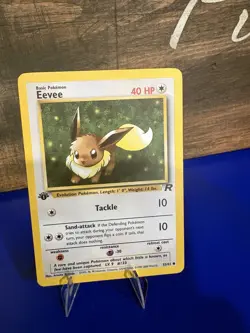 Pokemon Eevee 55/82 1st Edition Non-Holo Team Rocket WOTC Vintage - Image 1