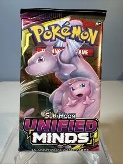 Pokemon TCG: Sun and Moon - Unified Minds - Booster Pack - Factory Sealed - Image 1