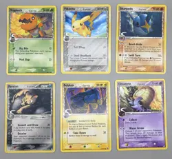 Pokemon EX Delta Species Lot of 12 C/UC Non Holo incl Pikachu NM - MP - Image 1