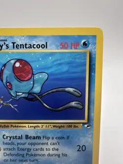 Misty's Tentacool 57/132 Gym Heroes Unlimited Uncommon Pokemon TCG Ken Sugimori - Image 3