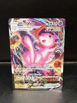 Pokemon TCG Fusion Strike MEW Vmax 269/264 Alternate Art A - Image 1