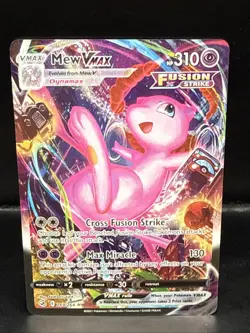 Pokemon TCG Fusion Strike MEW Vmax 269/264 Alternate Art A - Image 4