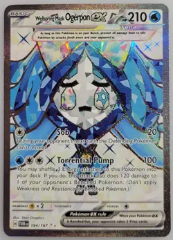 Wellspring Mask Ogerpon ex 194/167 Sv06: Pokemon Twilight Masquerade Holo NM - Image 1
