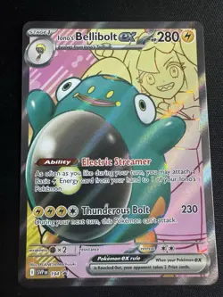Ionos Bellibolt Ex Black Star Promo 194 Pokemon Journey Together Full Art LP - Image 1