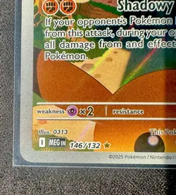 Pokemon TCG Marshadow - 146/132 - ME01: Mega Evolution (MEG) NM - Image 2