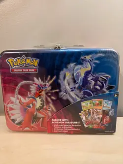 Koraidon & Miraidon Pokemon Collector's Chest Lunchbox Tins Fall 2023 - Image 1