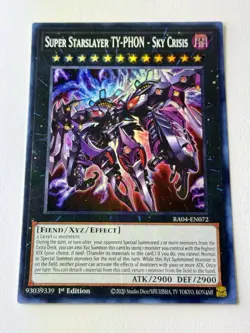 Super Starslayer TY-PHON - Sky Crisis - RA04-EN072 1st Edition Gem Mint 💎 - Image 1