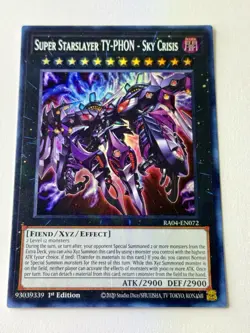 Super Starslayer TY-PHON - Sky Crisis - RA04-EN072 1st Edition Gem Mint 💎 - Image 3