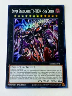 Super Starslayer TY-PHON - Sky Crisis - RA04-EN072 1st Edition Gem Mint 💎 - Image 5