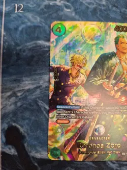One Piece TCG The Azure Sea's Seven Foil OP-14 Roronoa Zoro PRB02-006 (SP) NM - Image 2