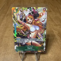 One Piece Nami OP14-031 SR Alt Art The Azure Sea’s Seven English MINT - Image 1