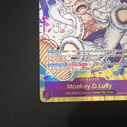 One Piece TCG OP05-119 Monkey D. Luffy Gear 5 Parallel SEC Alt Art English NM - Image 2